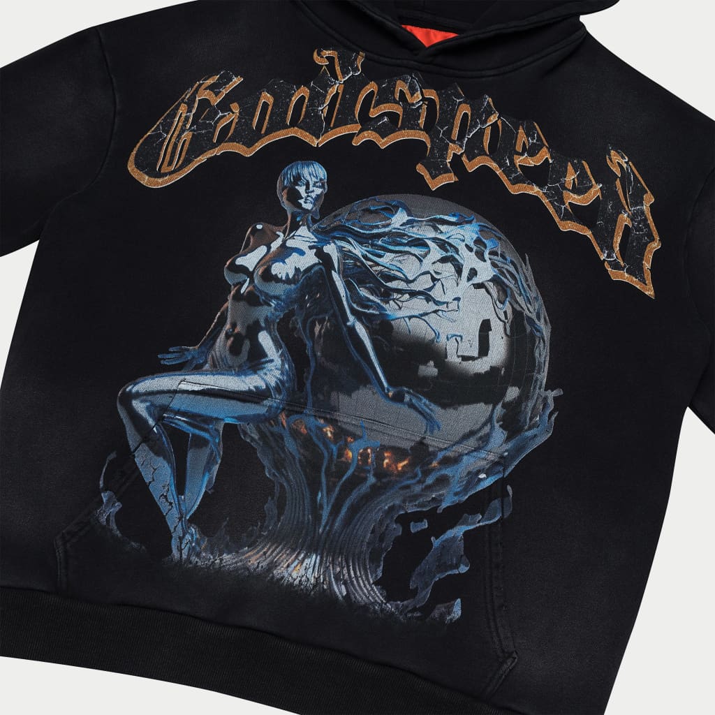 Chrome Seduction Hoodie (Black)