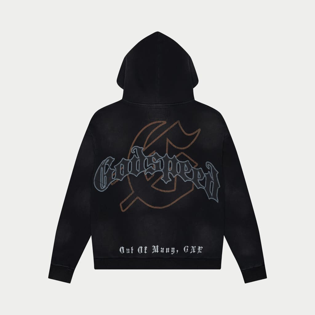 Chrome Seduction Hoodie (Black Wash)