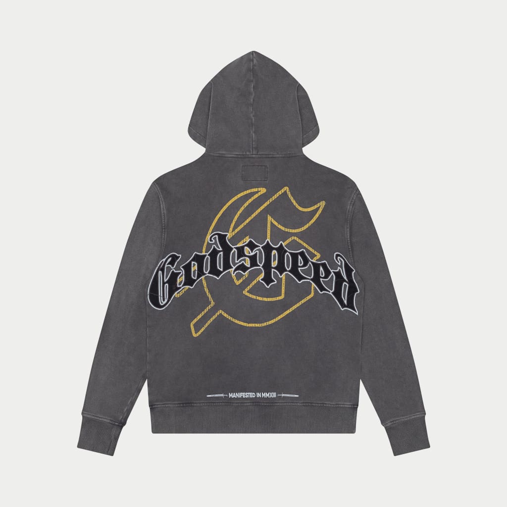 Chrome Seduction Hoodie (Grey Wash)