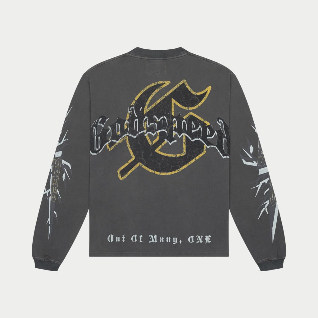 Chrome Seduction Long Sleeve T-Shirt (Vintage Grey)