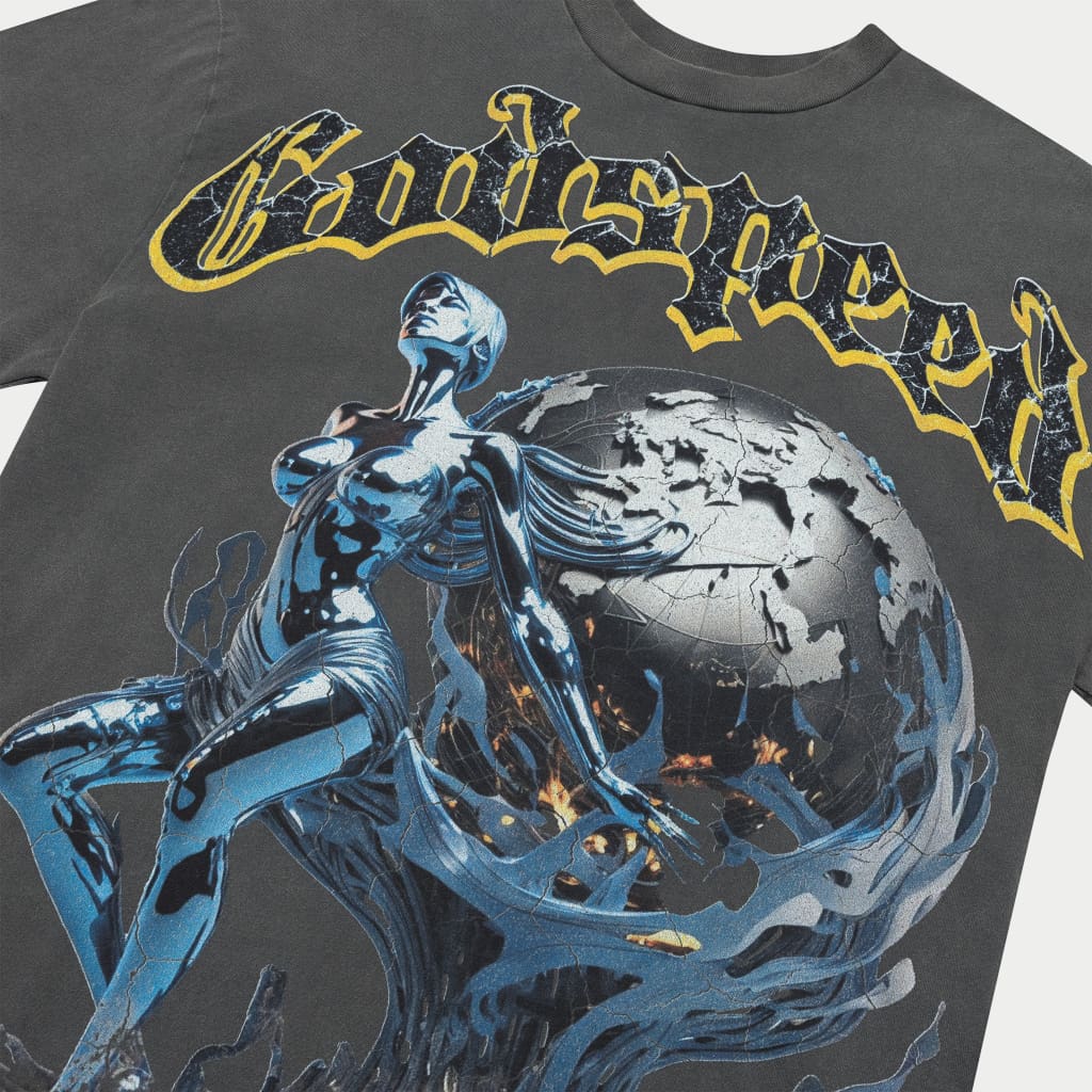 Chrome Seduction T-Shirt (Vintage Grey)