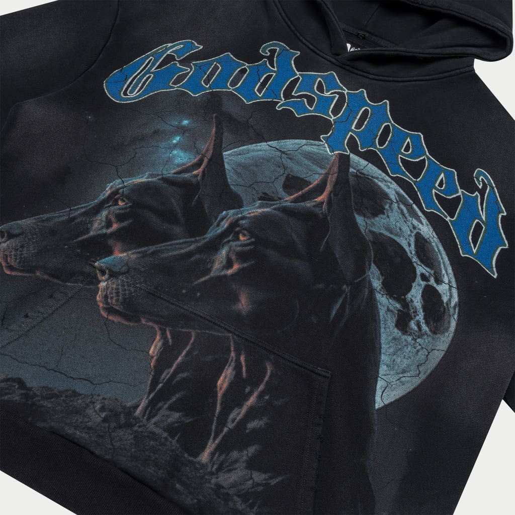 F.T.D Hoodie (BLACK WASH)