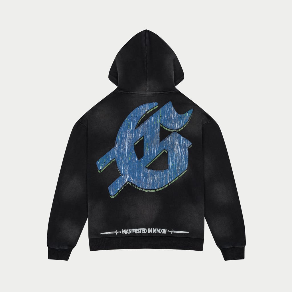 F.T.D Hoodie (BLACK WASH)