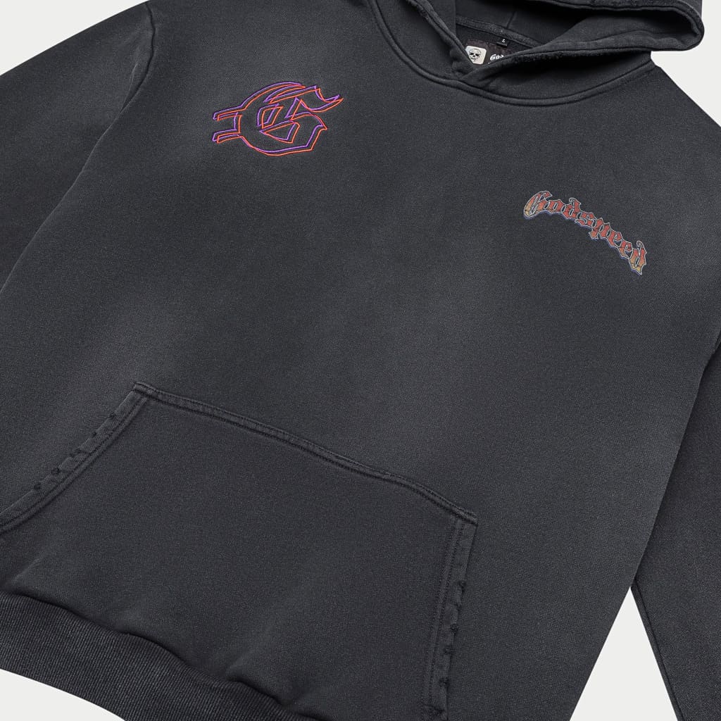 Goldie Hoodie (Black Washed)