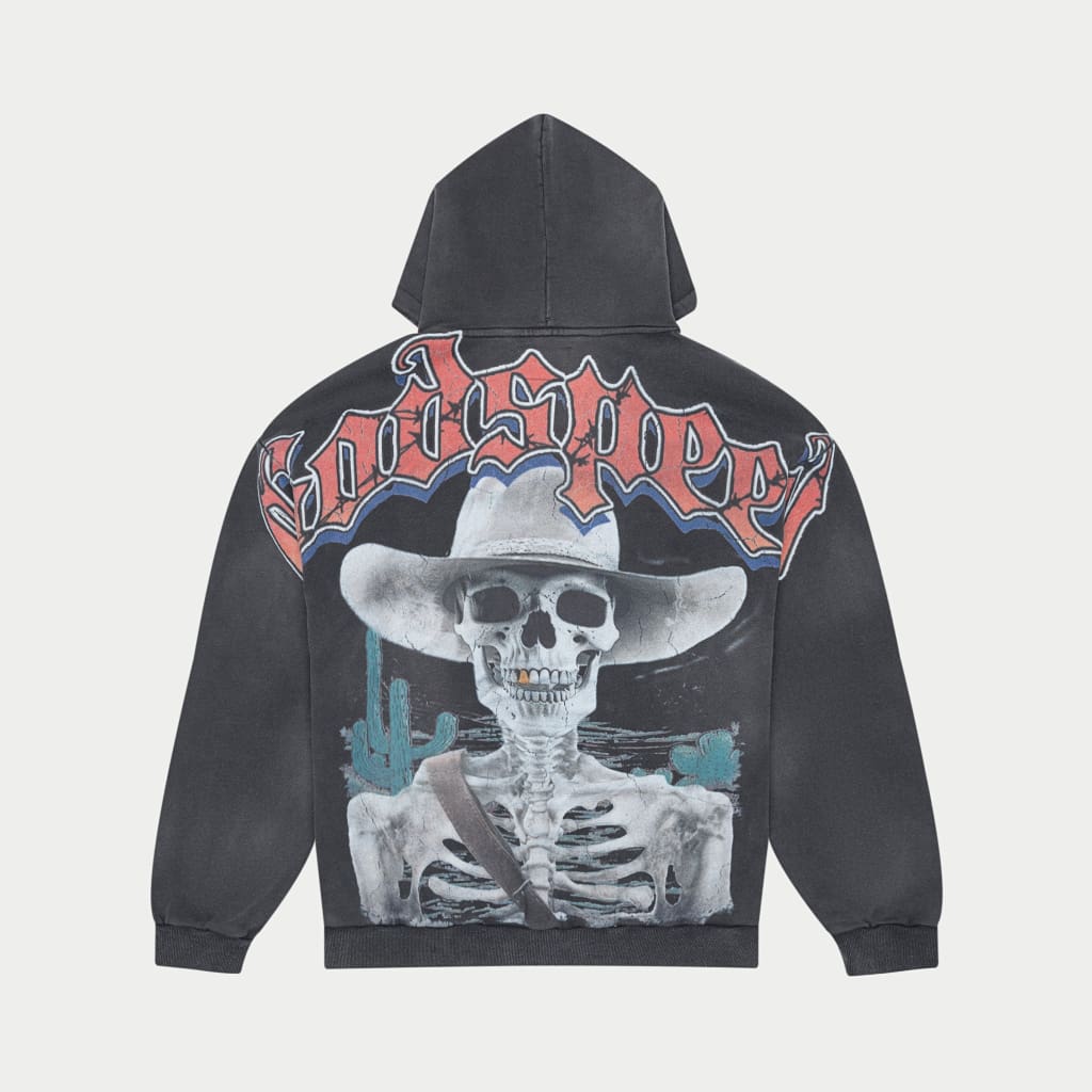 Goldie Hoodie (Black Washed)