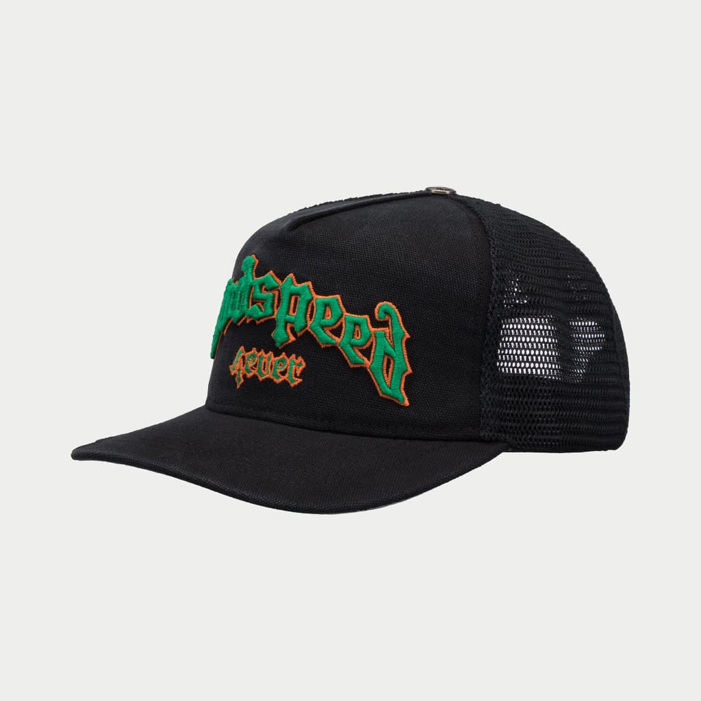 GS FOREVER TRUCKER HAT (VINTAGE BLACK/GREEN/ORANGE)