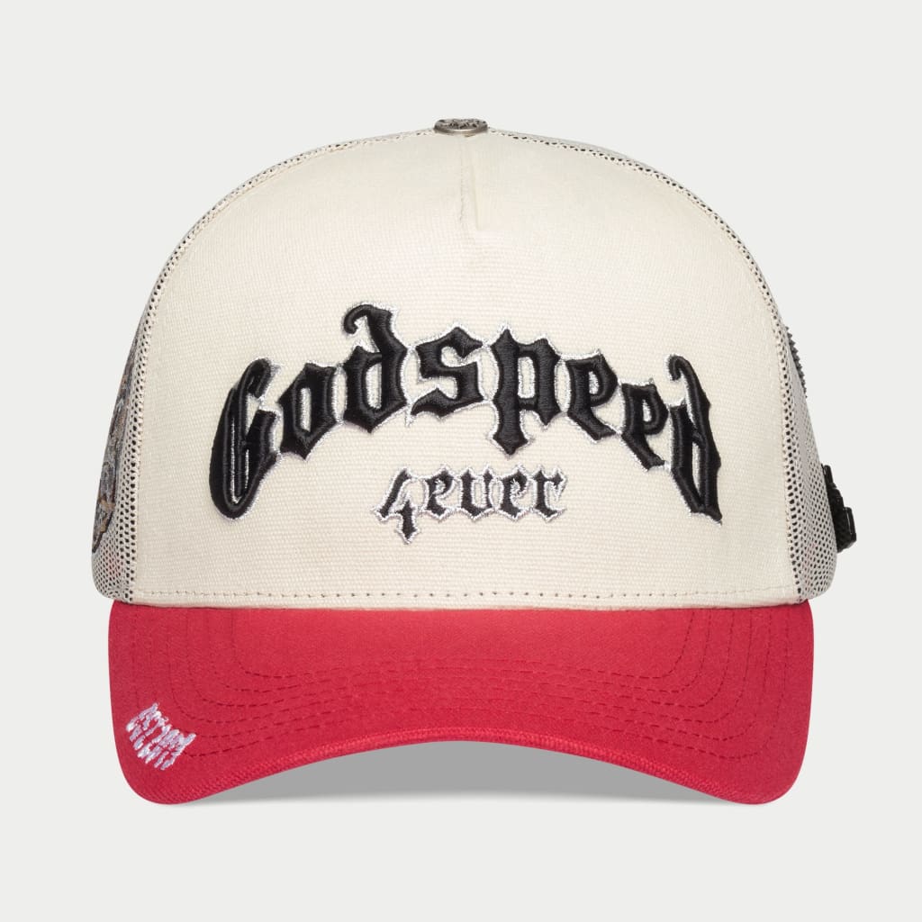 GS FOREVER TRUCKER HAT (White/Red)
