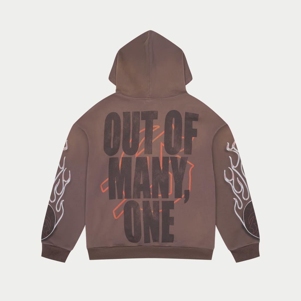 Khaos Hoodie V2 (Grey Wash)
