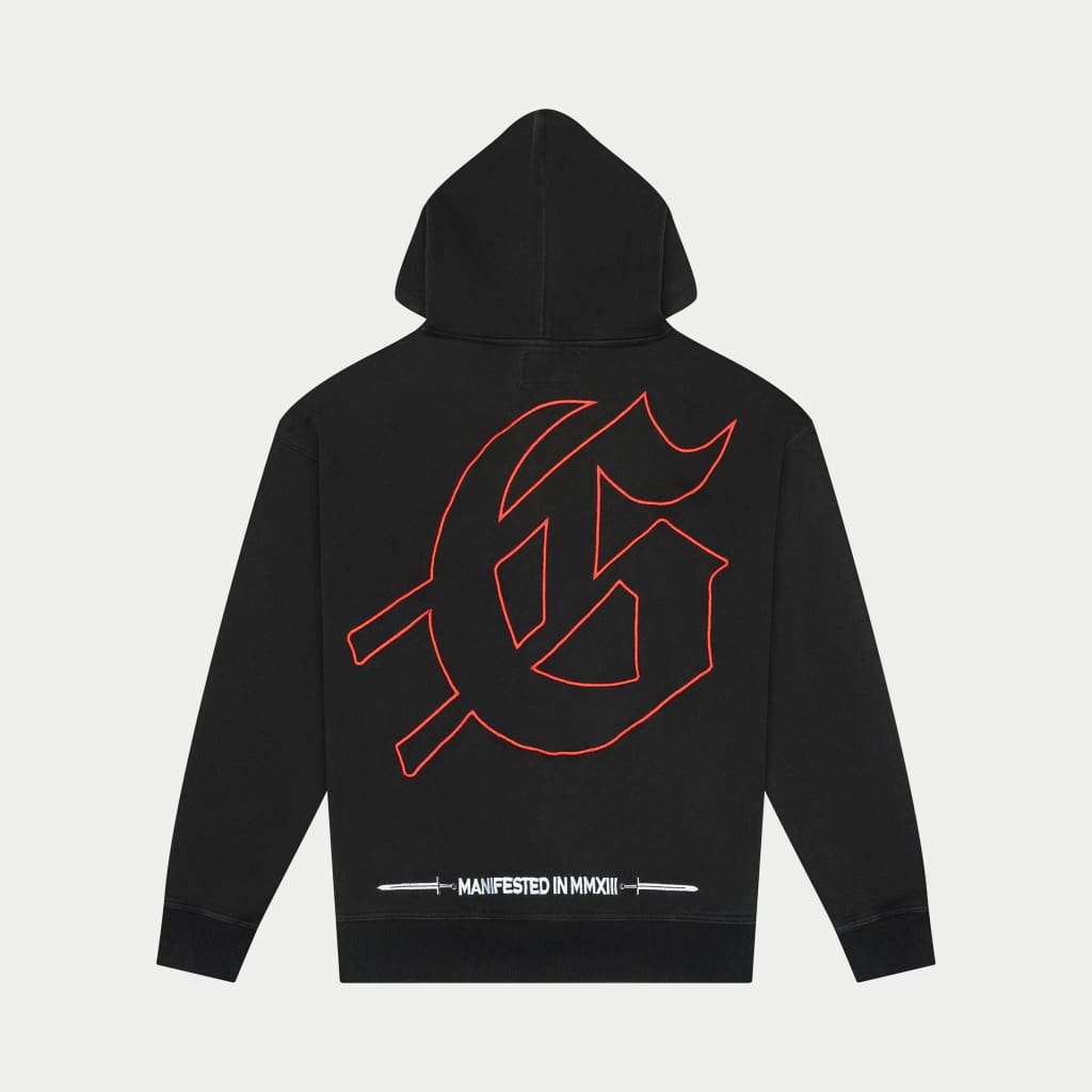 Mankind vs Ai Embroidered Hoodie (Black)