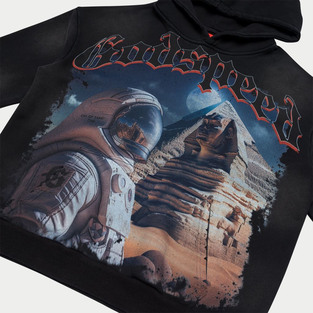Sphinx Guardian Hoodie (Black Wash)