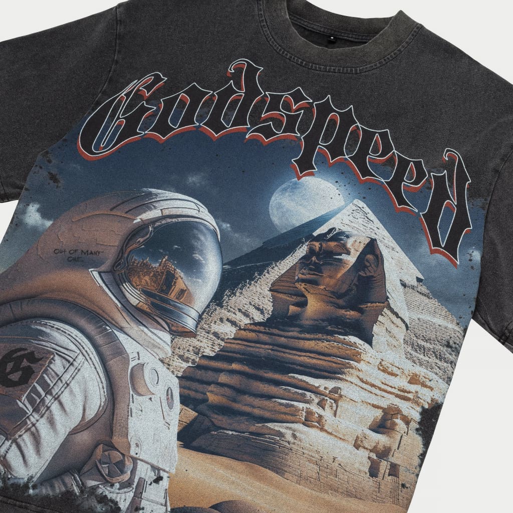Sphinx Guardian T-shirt (Black Washed)