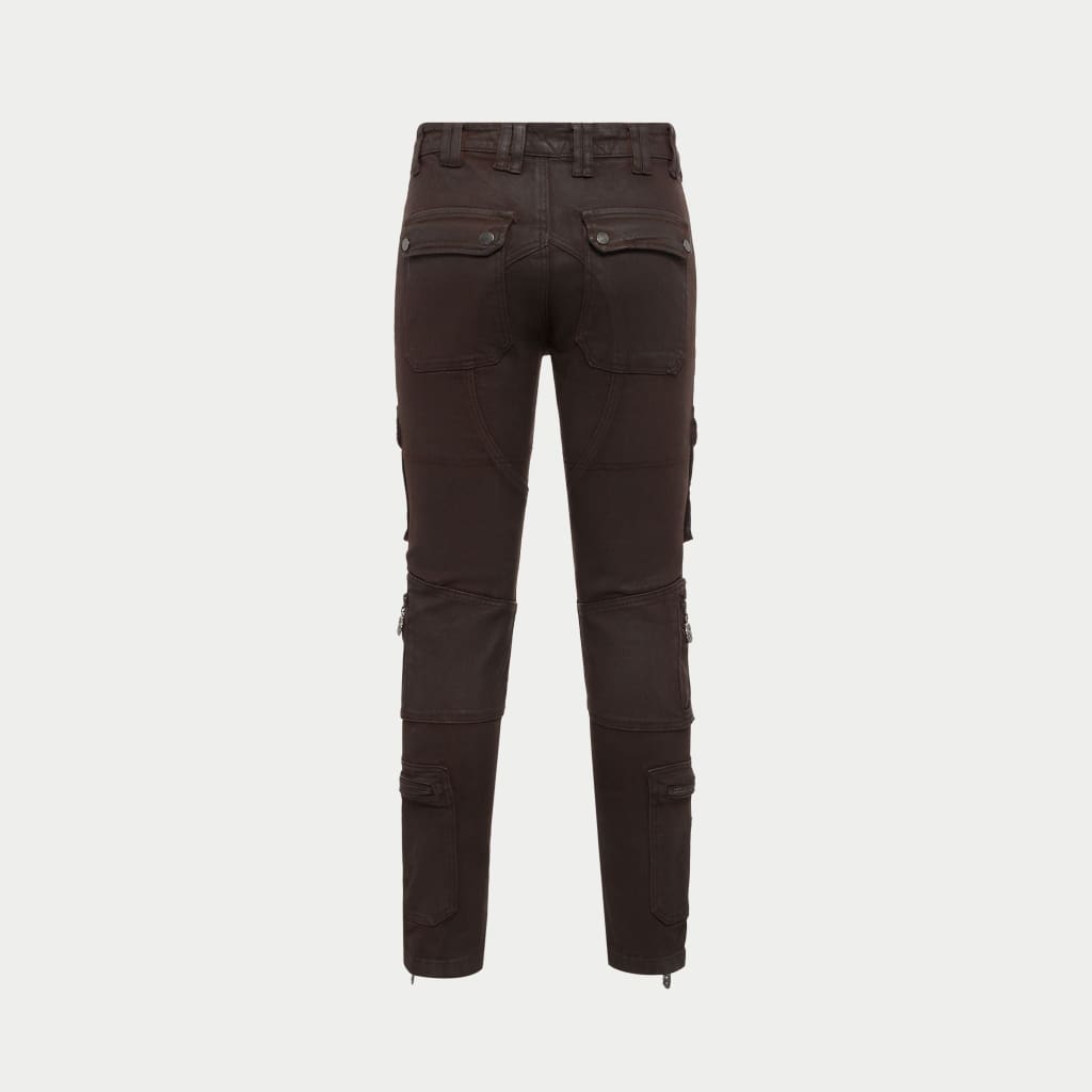 Wax Flare Premium Cargo Pants (Brown)