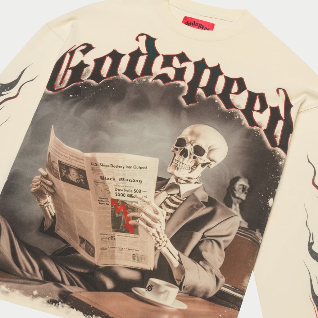 Black Monday Long Sleeve (Bone)
