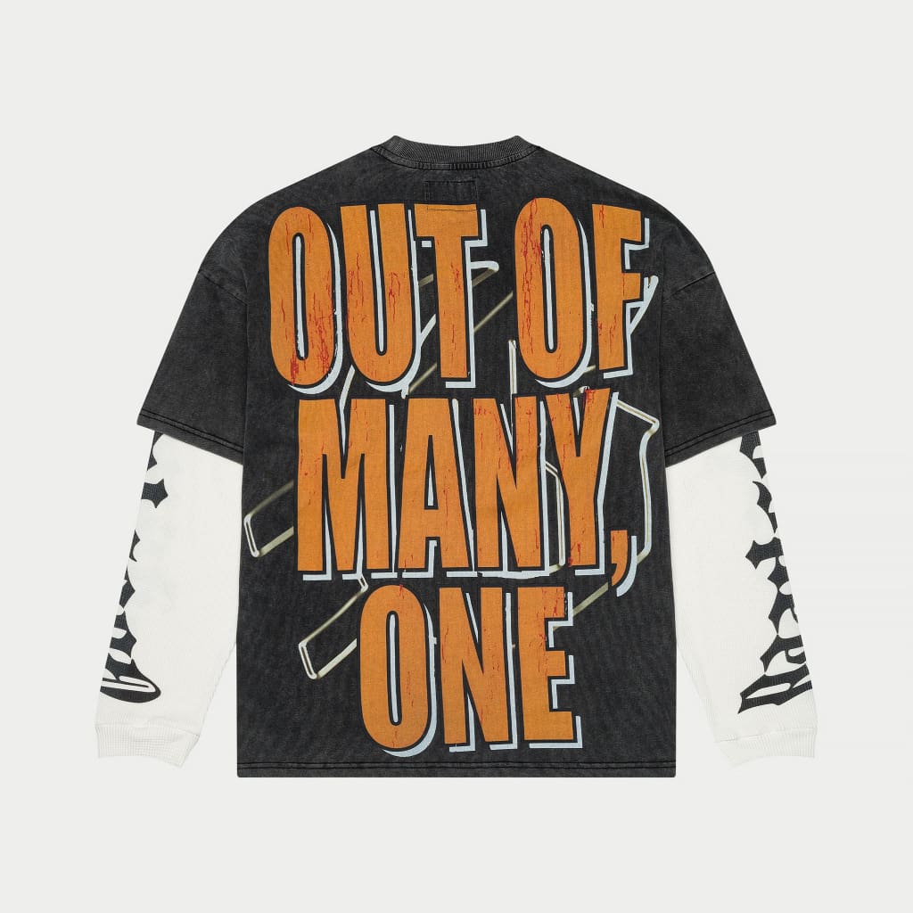 Chosen One Layered T-Shirt (Grey Wash)