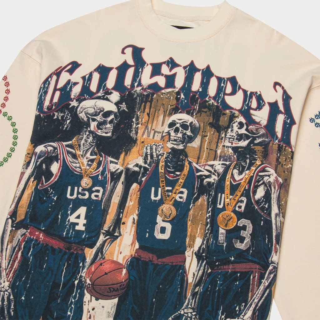 🥇 DreamTeam '24 LS T-Shirt (Bone)