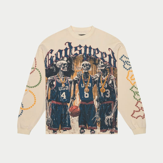 🥇 DreamTeam '24 LS T-Shirt (Bone)