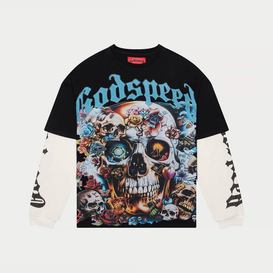 Eternal Dream Layered T-Shirt (Black)