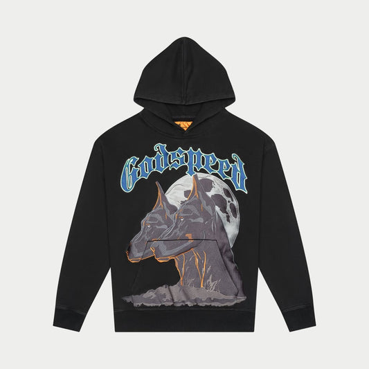 F.T.D Embroidered Hoodie (Black)
