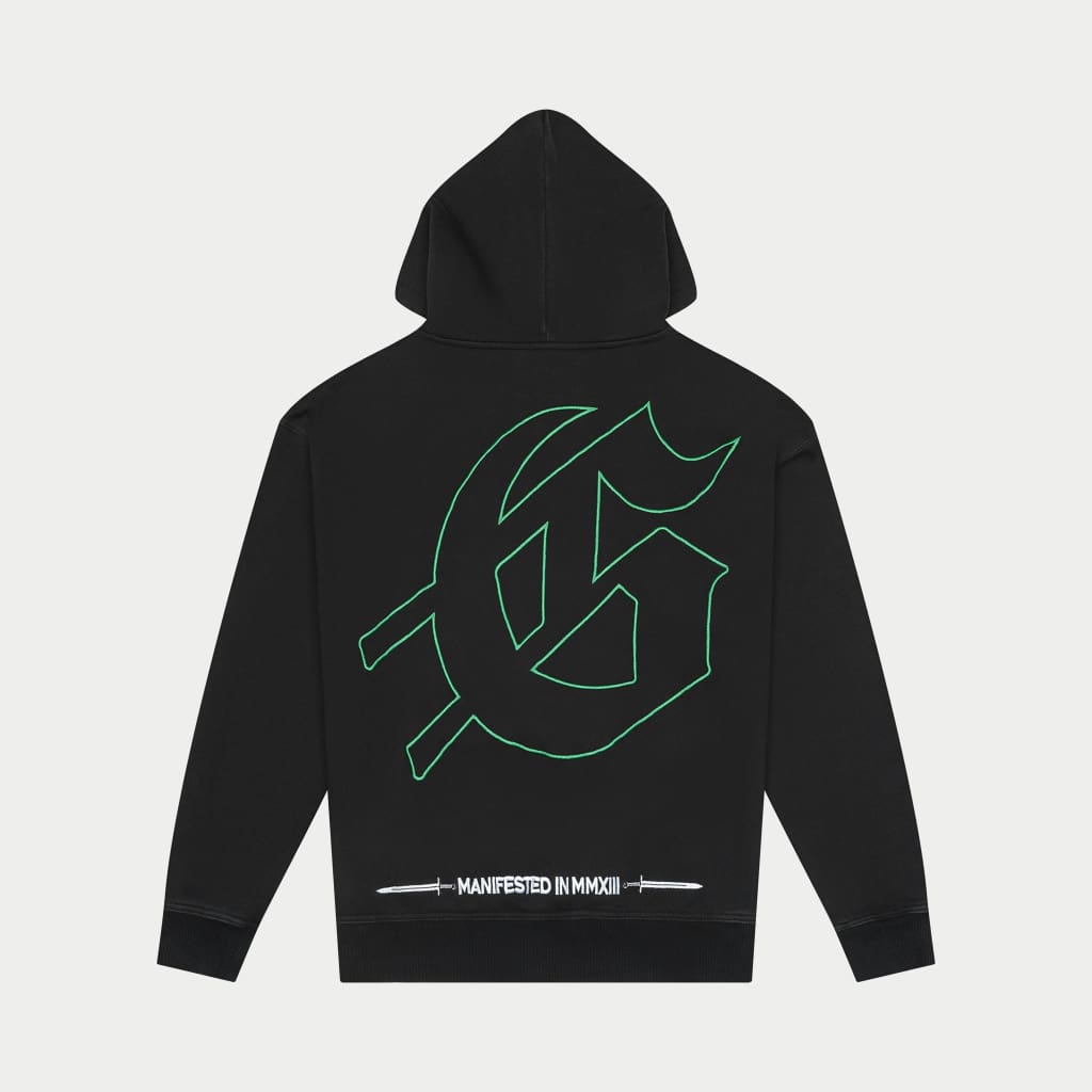 F.T.D Embroidered Hoodie (Black)