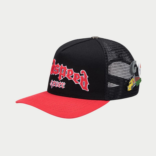 GS FOREVER TRUCKER HAT BLACK/RED/WHITE