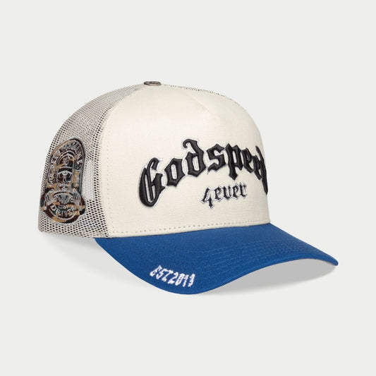 GS FOREVER TRUCKER HAT (White/Royal)
