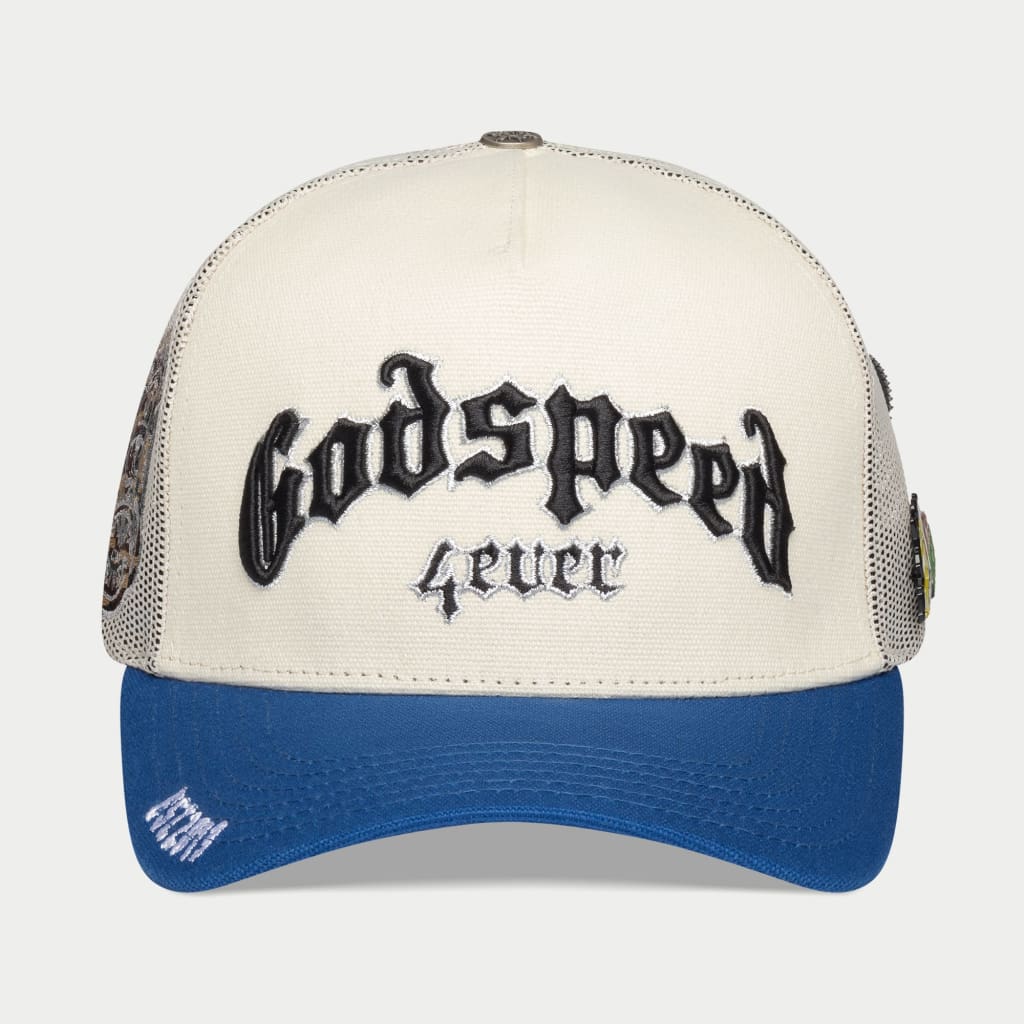 GS FOREVER TRUCKER HAT (White/Royal)