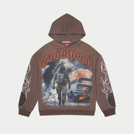 Khaos Hoodie V2 (Grey Wash)