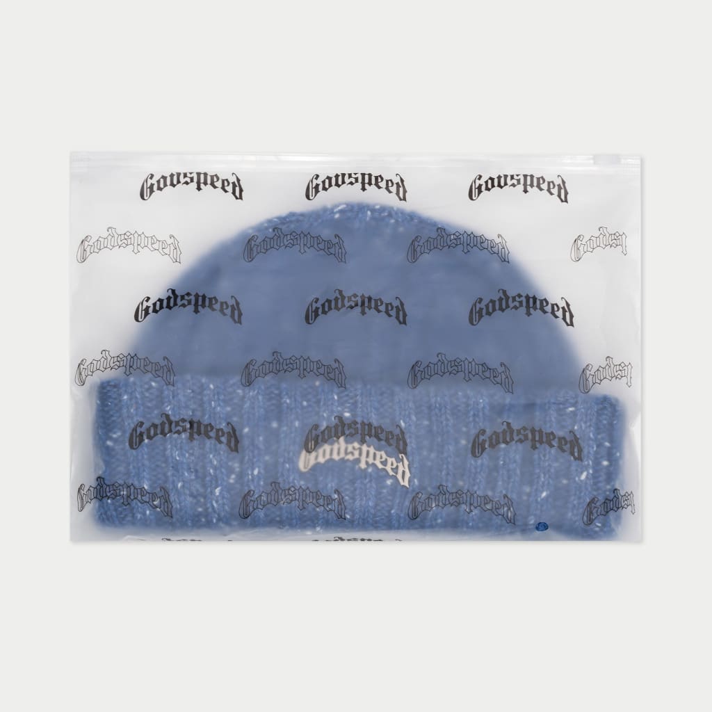 Og Logo Emblem Beanie (Blue Speckle)