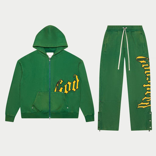 OG Logo Sweatsuit V2 (Green/Yellow)