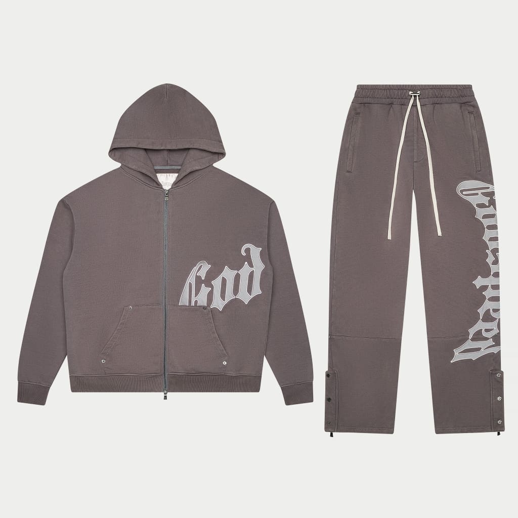 OG Logo Sweatsuit V2 (Stone Grey)
