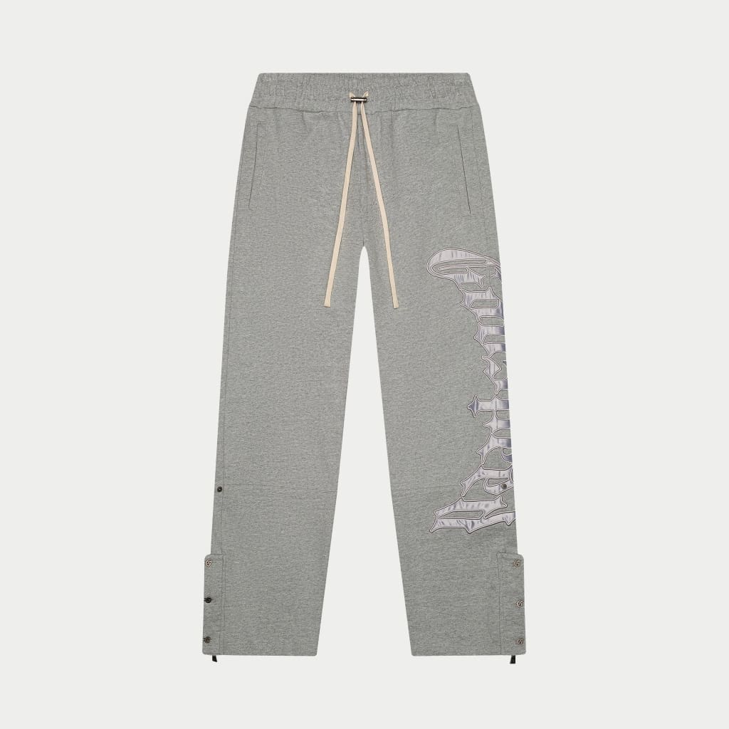 OG Logo Sweatsuit V2 (Grey/Silver Satin)