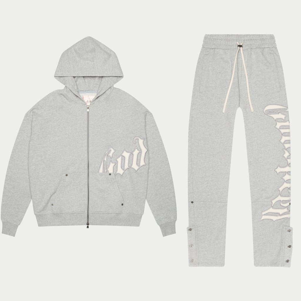 OG Logo Sweatsuit V2 (Heather Grey)