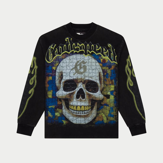 Puzzled Long sleeve T-Shirt (Black)