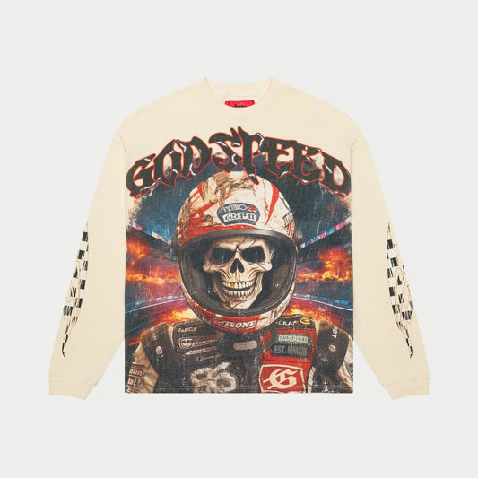 Racer Goldie LS T-Shirt (Bone)