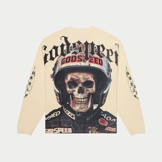 CrashOut LS T-shirt (Bone)