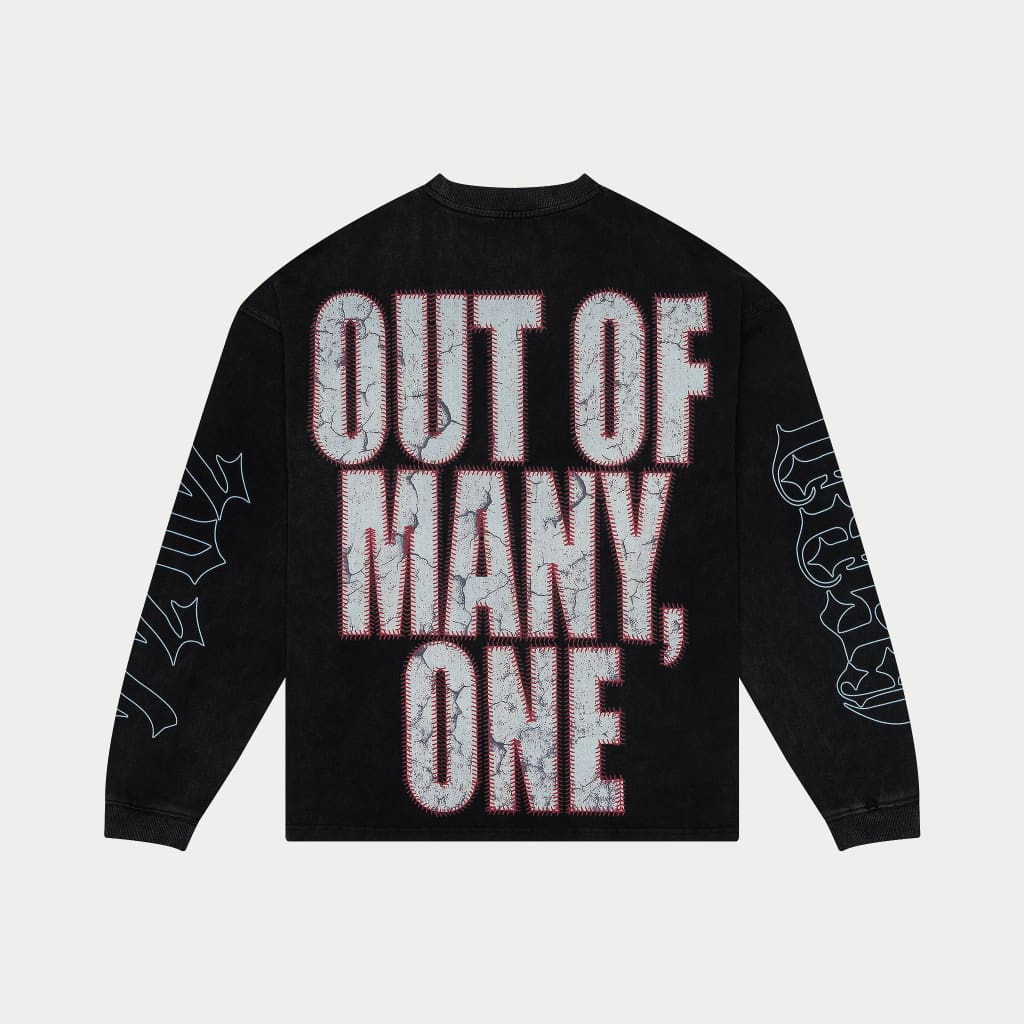 Strike Out LS T-Shirt (Black wash)