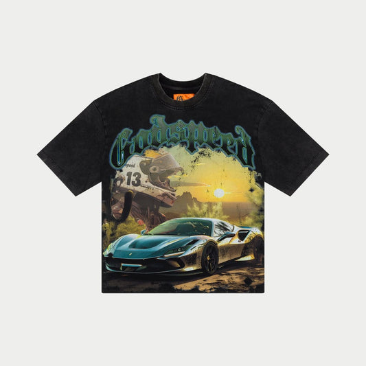 Sunset Drift T-Shirt (Grey wash)