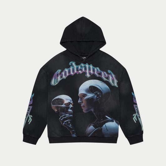The Upgrade Hoodie (Black Wash)