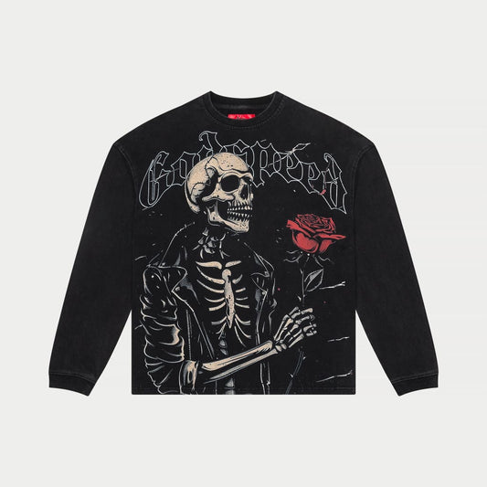 Valentine Long Sleeve (Black Wash)