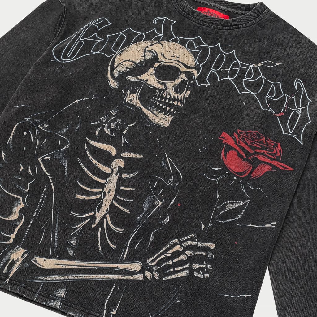 Valentine Long Sleeve (Grey Wash)